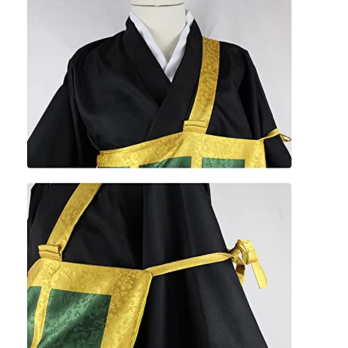 Lmetsky Geto Suguru Cosplay Costume Outfit Geto Suguru Kimono Black Uniform Men Halloween Christmas - Image 3