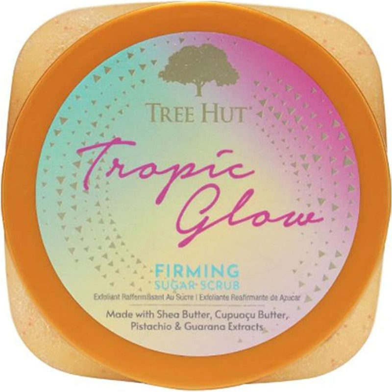 Tree Hut Tropic Glow Firming Sugar Scrub - 510g Exfoliating & Hydrating Body Scrub with Cupuaçu Butter & Guarana - Image 2