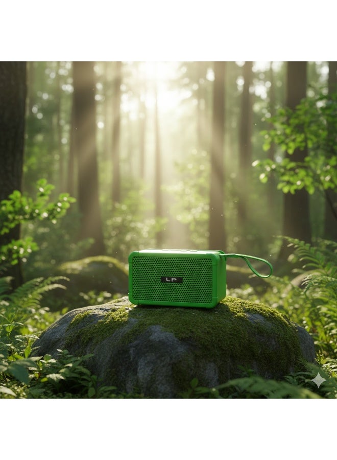 ال بي مكبر الصوت المحمول من الذي يجمع بين التصميم العصري الجذاب والتقنيات الصوتية المتقدمة. رفيقك المثالي في كل مكان لون اخضر - Image 3