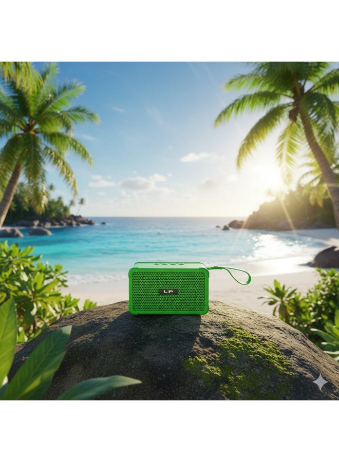 ال بي مكبر الصوت المحمول من الذي يجمع بين التصميم العصري الجذاب والتقنيات الصوتية المتقدمة. رفيقك المثالي في كل مكان لون اخضر - Image 5