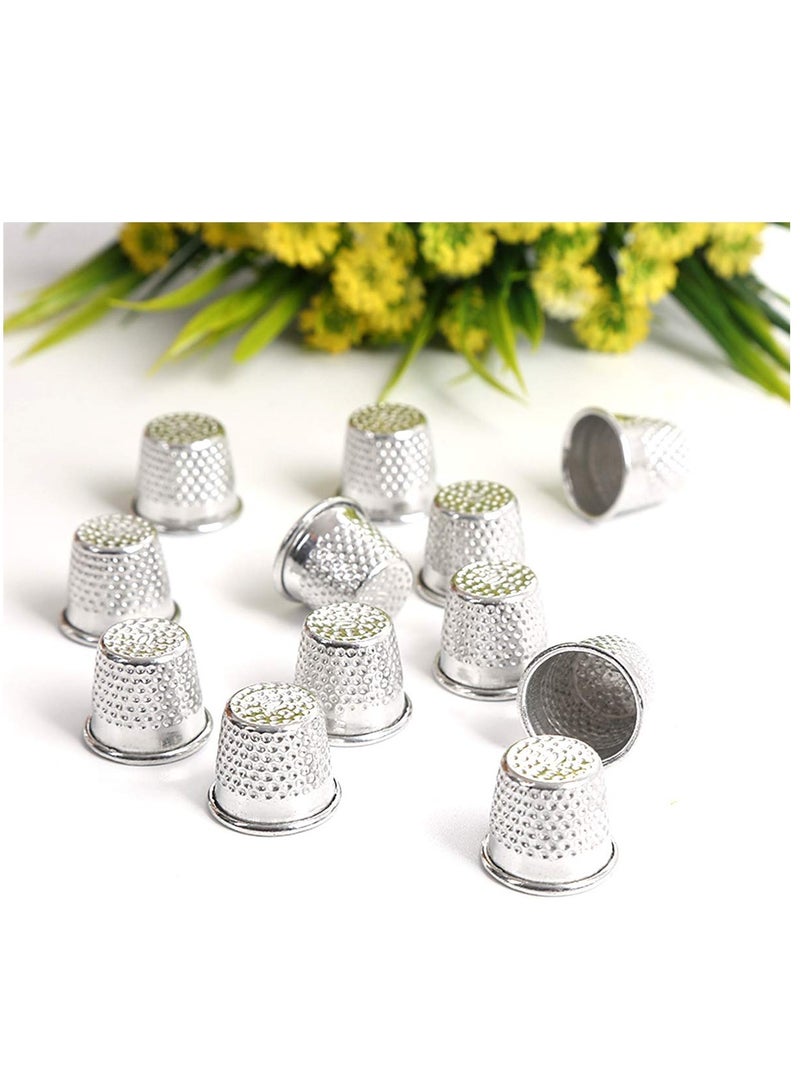 KASTWAVE 15 PCS Sewing Thimble Finger Thimble Metal Sewing Protector for DIY Crafts - Image 5