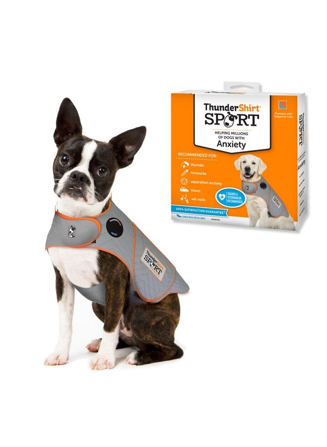 ThunderShirt for Dogs, X Small, Platinum Sport - Dog Anxiety Relief Calming Vest - Image 1