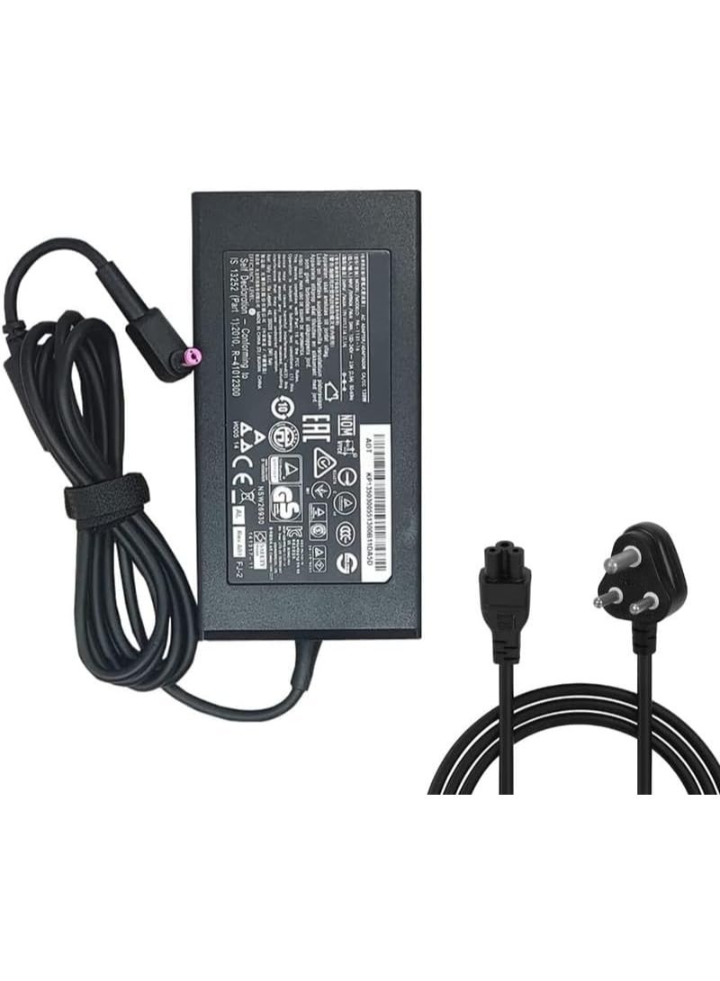 Terabyte 135W Laptop Charger Compatible with Acer Aspire 7 A715-71G A715-74G A717-72G A715-72G V5-591G N17C2 N17C2 A715-71 A715-72 A717-71G. - Image 1