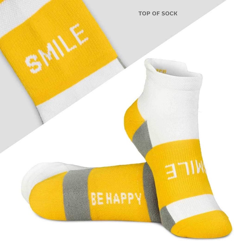 Gone For a Run Inspirational Ankle Socks for Women - Affirmation - Fun Running Socks - Runners Gifts & Motivation - Image 2
