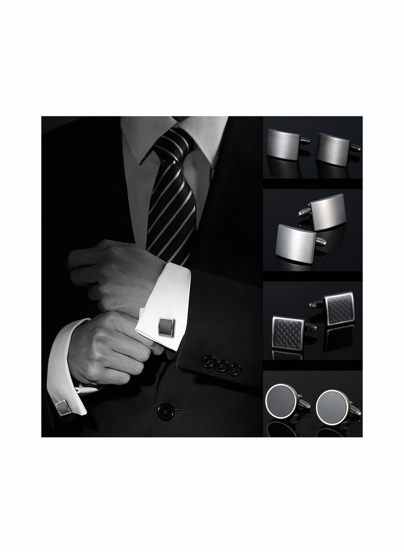 4 Pairs Cufflinks for Men Set Unique Cuff Links Mens Business Groom Gifts - pzsku/Z4AF41820397C26D24BE0Z/45/_/1665055846/916919a6-0db4-4b21-9836-ef7734bd1e75