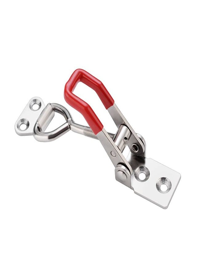 E-TING 6-Pack 4001 330Lbs Holding Capacity Adjustable Toggle Latch Clamp Smoker Latch Clamps 150Kg Quick Release Pull Latch +24 Screws for Various Tool Box - Image 2