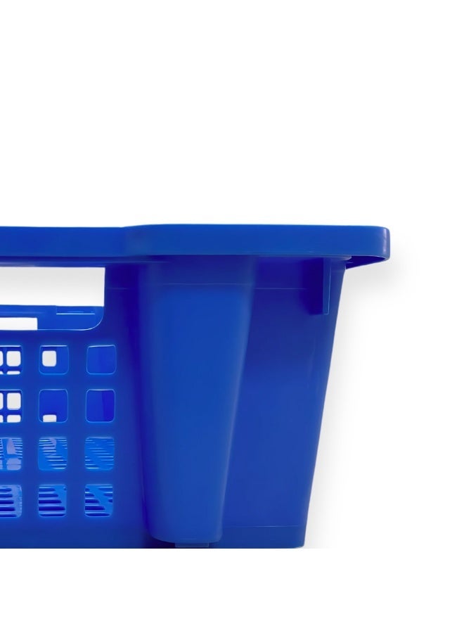 SNH Frozen Crate | Food-Grade Plastic Storage Crate for Bread, Fruits, Vegetables, Fish & Dairy | Stackable Ventilated Basket for Home, Grocery, Bakery & Commercial Use | Heavy-Duty Storage Bin for Kitchen & Delivery | Multipurpose Carrier Box - Image 4