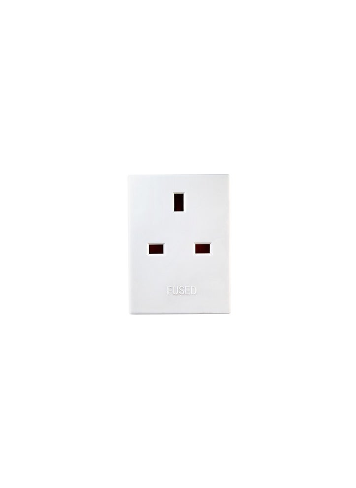 MASTERPLUG Masterplug Multi Socket Plug Adaptor, Three Sockets, 7 x 7 x 5 cm  - Image 2