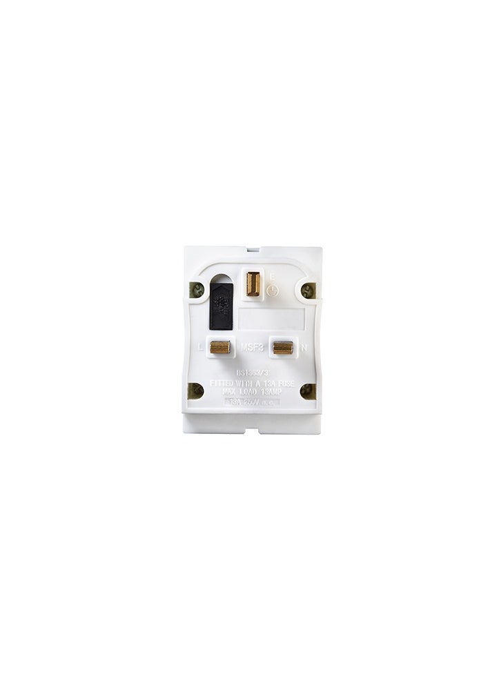 MASTERPLUG Masterplug Multi Socket Plug Adaptor, Three Sockets, 7 x 7 x 5 cm  - Image 4