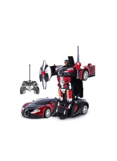 Transformer Toy Racing Car with Remote Control Automatic Convert from Car to Robot for Kids