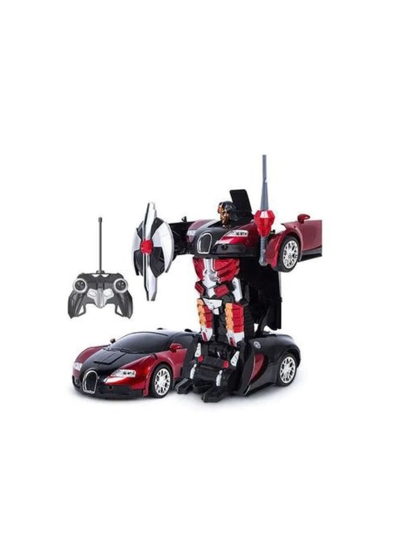 Generic - Transformer Toy Racing Car with Remote Control Automatic Convert from Car to Robot for Kids - Image 1