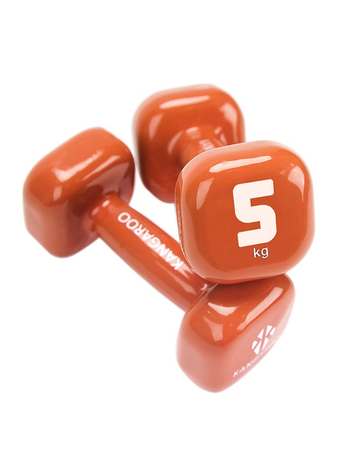 KANGAROO Dumbbell Set 2x5 kg 5kg - Image 1