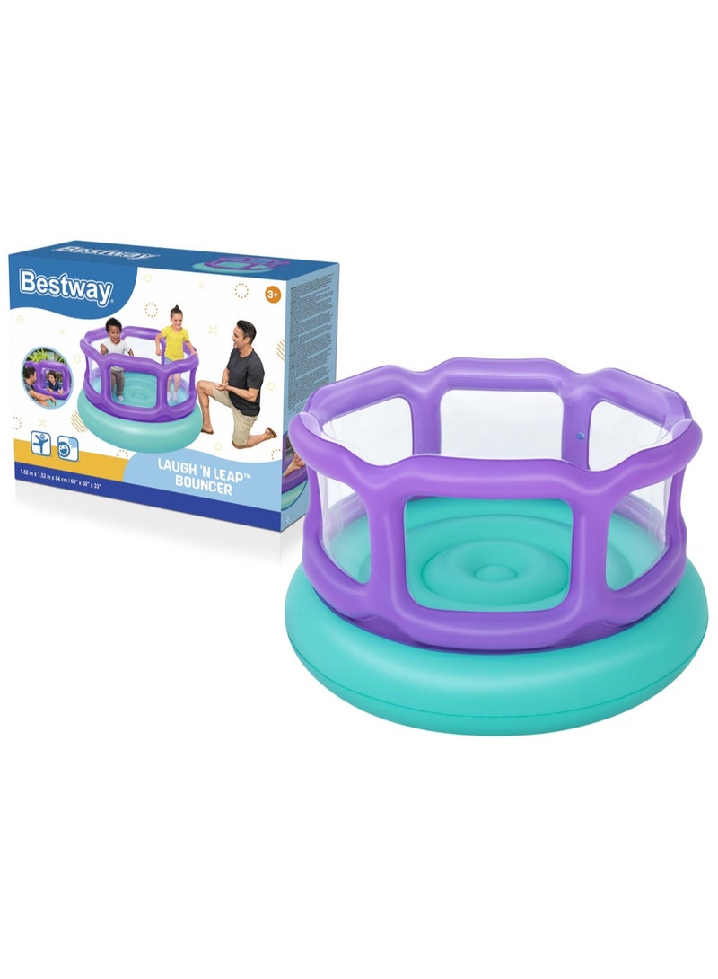 Bestway Inflatable Trampoline 152x152x84cm - Image 1