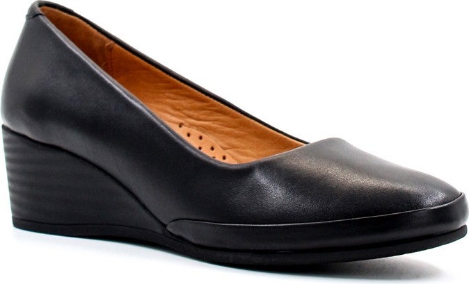 Fast Step Leather Women's Wedge Heel Shoes 411ZA291  - Image 3