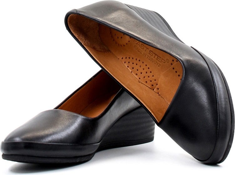 Fast Step Leather Women's Wedge Heel Shoes 411ZA291  - Image 5