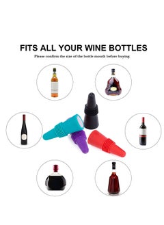 SYOSI Stoppers Beverage Bottle Sealer Soft Silicone Bottle Stoppers Corks with Grip Top for Keeping Beverage Fresh, 4 Pack  - Image 3