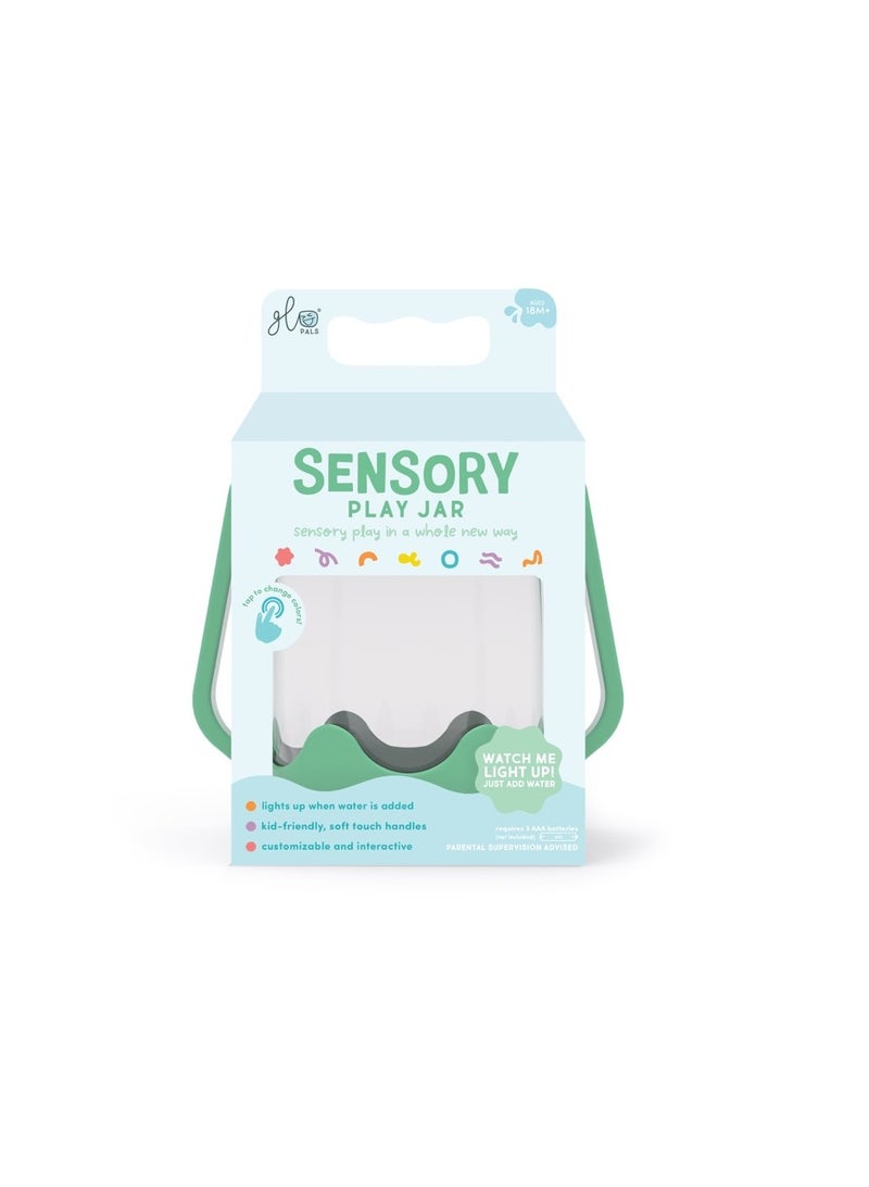 Glo Pals Light Up with Water Sensory Play Jar - Sensory Toys for Girls & Boys 18 Months & More - Purple - Image 1