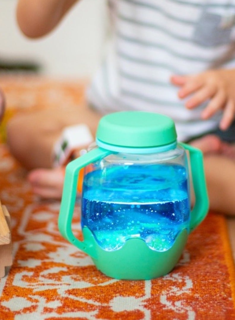 Glo Pals Light Up with Water Sensory Play Jar - Sensory Toys for Girls & Boys 18 Months & More - Purple - Image 2