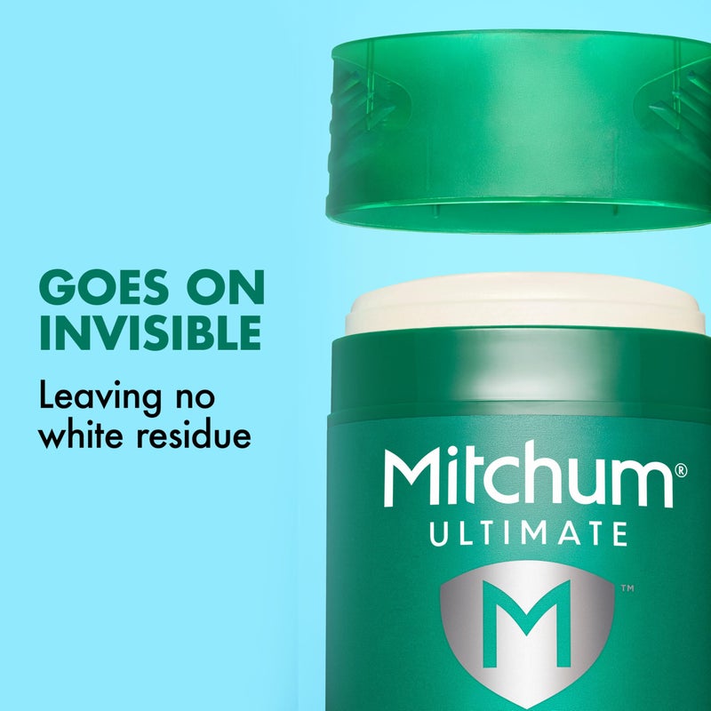 Mitchum Ultimate 72H Odor Protection Menâ€™s Antiperspirant & Deodorant, Invisible Solid, Clean Control, 2 pack - Image 4