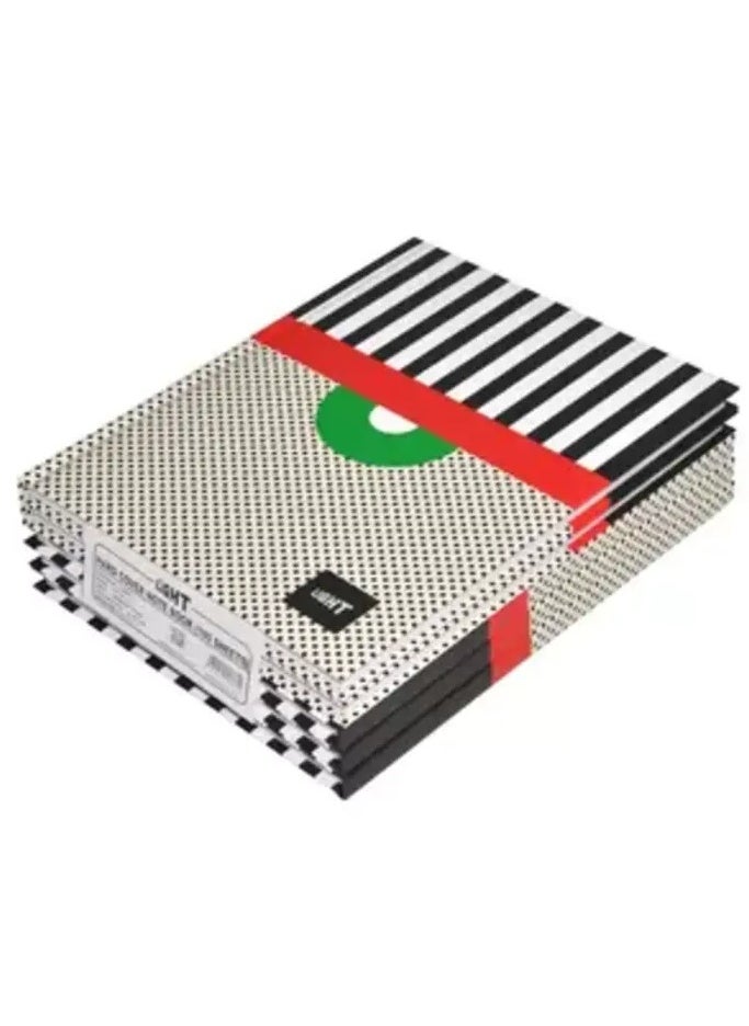 Light LIGHT Pack of 5 Hard Cover Notebook Single Line,9X7 Inches (22.86 X 20.32 CM),100 Sheets -LINB971709 