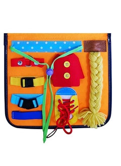 MEBEGIN 17 in 1 Felt Busy Board, Sensory Activity Board, Travel-friendly Busy Board for Toddlers, Preschool Education Learning Fine Motor Skills, Handy to Take Out, Great Educational Gift Choice  - Image 2