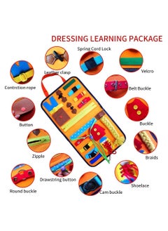 MEBEGIN 17 in 1 Felt Busy Board, Sensory Activity Board, Travel-friendly Busy Board for Toddlers, Preschool Education Learning Fine Motor Skills, Handy to Take Out, Great Educational Gift Choice  - Image 4