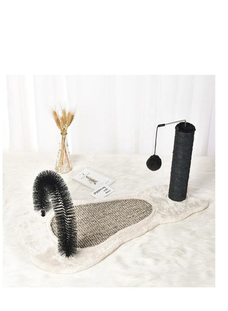 التقا القط عمود خدش للقطط ، القط شجرة هرش للقطط في الأماكن المغلقة مع جثم ولعبة ، القط مربية فرشاة, - Image 2