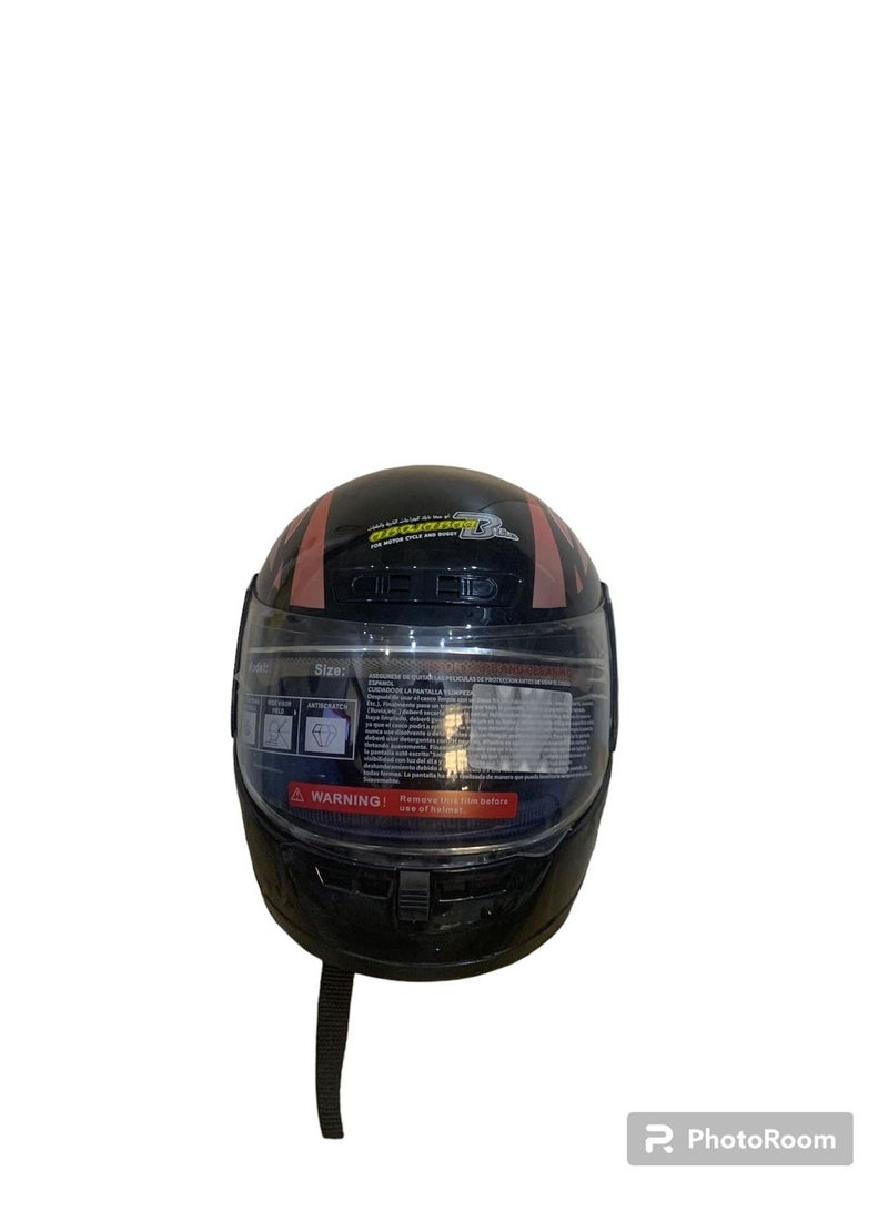 Motorcycle Full Face Helmet - Motorcycle Street Racing Helmet with Visor for Adults, Youth, Men and Women - Image 1