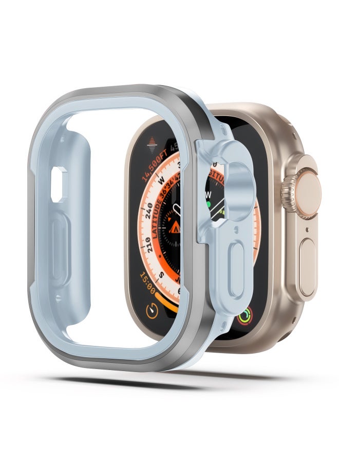 Generic - Protective Case For Watch Ultra S987654se Replacement Metal Anti-fall Watch Shell-Color:Gray-Appearance Size:iwatch7/8/9 Generation Universal 41mm - Image 1