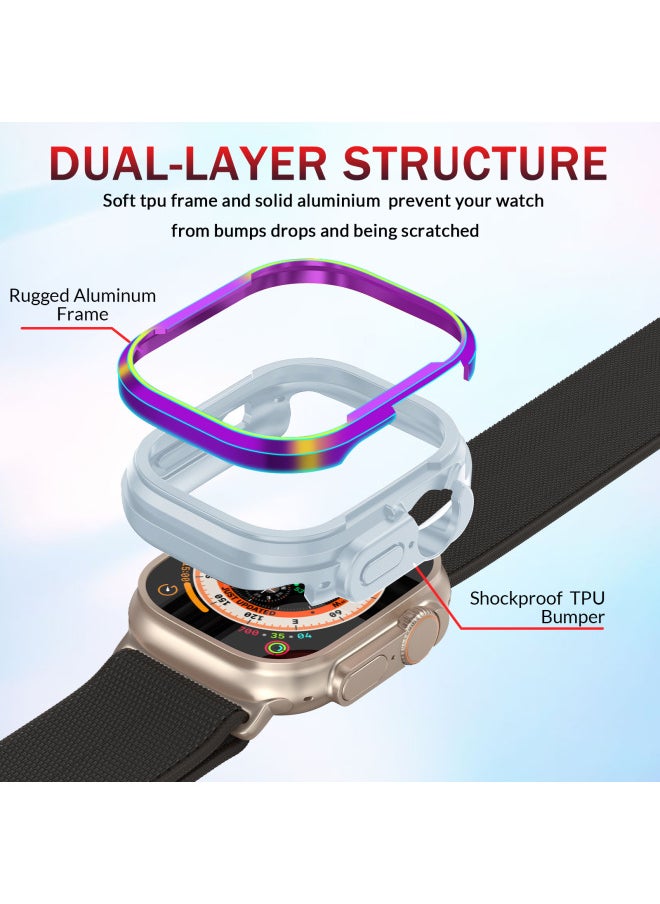 Generic - Protective Case For Watch Ultra S987654se Replacement Metal Anti-fall Watch Shell-Color:Gray-Appearance Size:iwatch7/8/9 Generation Universal 41mm - Image 1