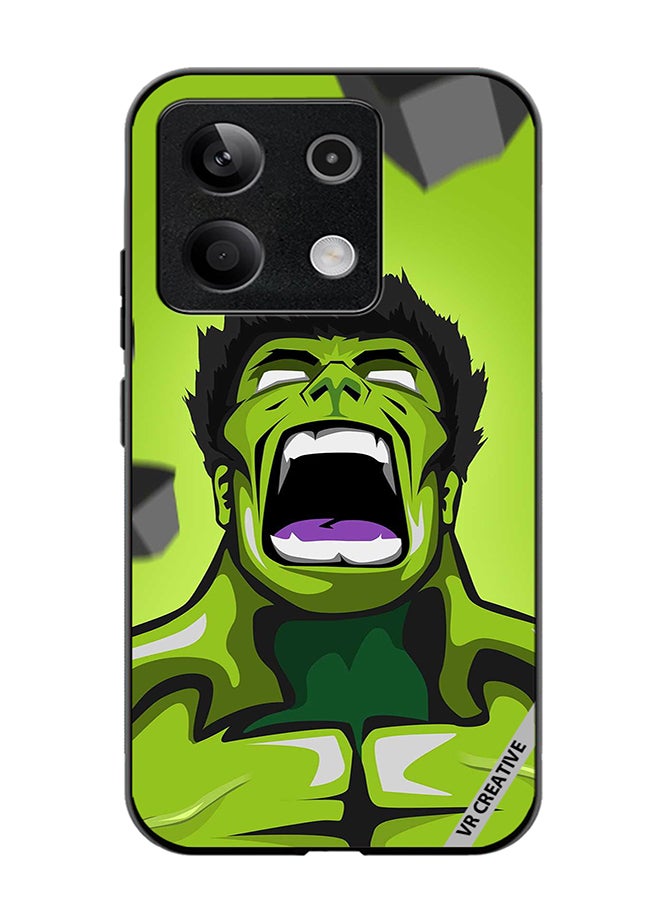VR CREATIVE Protective Case Cover For Xiaomi Poco X6 Green Hulk Design Multicolour - Image 1
