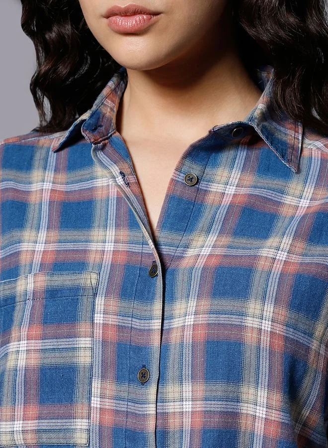 HIGH STAR Checked Long Sleeves Regular Fit Shirt by Styli