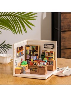 Robotime Rolife Super Creator Fascinating Book Store Plastic DIY Miniature House Kit DW004, DIY 3D Puzzles for Adults/Teens, Unique Gift for Craft Hobby and Creative Home Decor  - Image 5