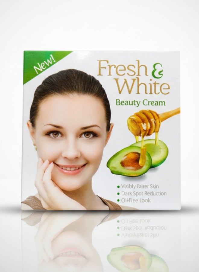 fresh & white Beauty Cream Original 40g Removes Dark Circles and Acne Whitening Face and Body Cream Brightening Skin Care