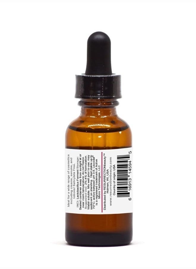 resurrectionbeauty Leucidal® Liquid SF | Natural Moisturizing Ingredient for DIY Vitamin C, Ascorbic Acid, & Hyaluronic Acid Powder Serum, Facial Lotion & Other Cosmetic Making Formulations, 1 oz | RESURRECTIONbeauty  - Image 2