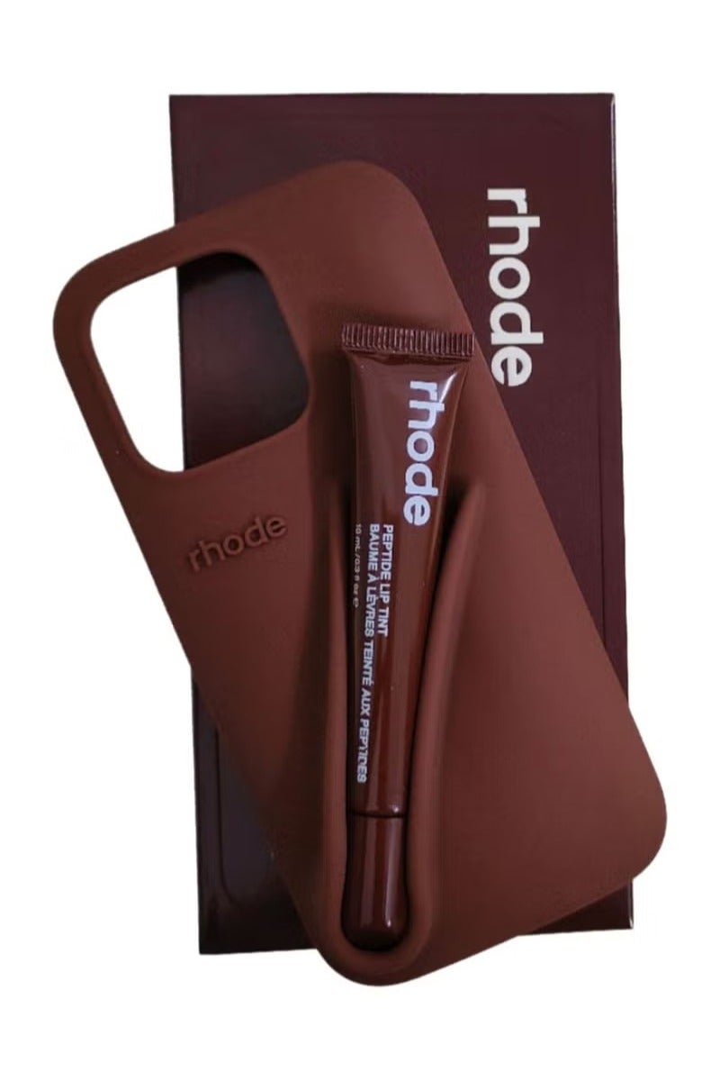 rhode iPhone 16 Pro Lip Gloss Phone Case – Liquid Silicone & Camera Protection – Lip Tint Holder Cover - Image 2