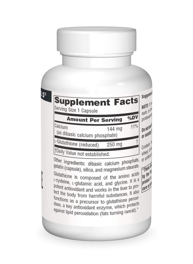 Source Naturals Glutathione Supplement For Liver Support 250Mg 60 Capsules - Image 4
