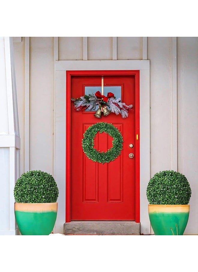 HOME TASTE Hometaste Artificial Topiary Grass Balls Lifelike Boxwood For Home Hotel And Shopping Mall Decor Ideal For Indoor And Outdoor Elegance Weddings And Beyond (25X25Cm)  - Image 1