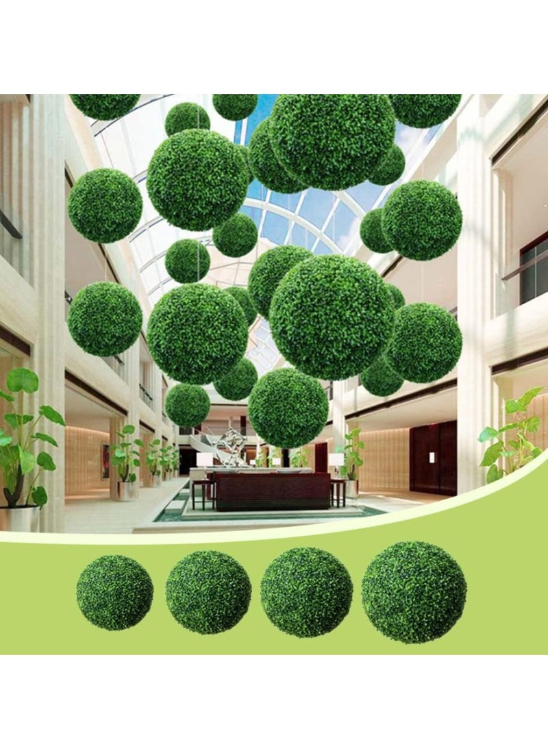 HOME TASTE Hometaste Artificial Topiary Grass Balls Lifelike Boxwood For Home Hotel And Shopping Mall Decor Ideal For Indoor And Outdoor Elegance Weddings And Beyond (25X25Cm)  - Image 4