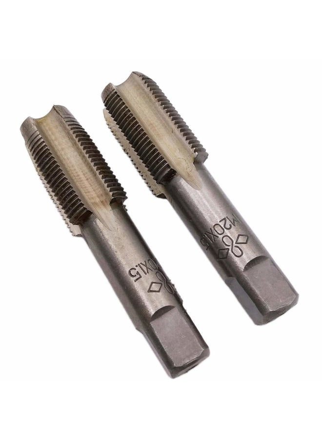 Yodaoke مفتاح HSS M20 x 1.5mm مدبب ومفتاح توصيل وموتور M20 x 1.5mm خيط متري يدوي يمين - Image 2