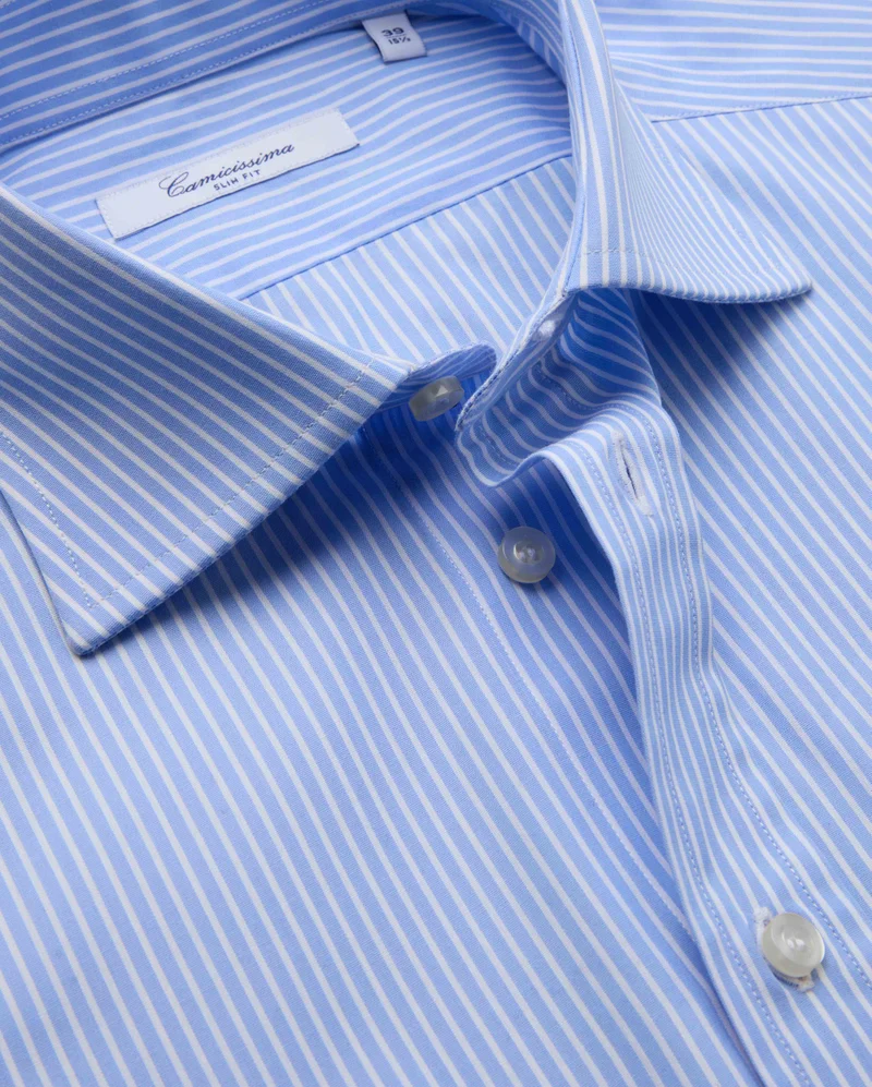 كاميتشسما Striped Poplin Shirt