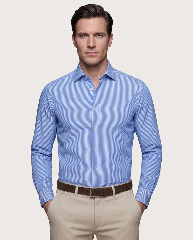 كاميتشسما Striped Poplin Shirt