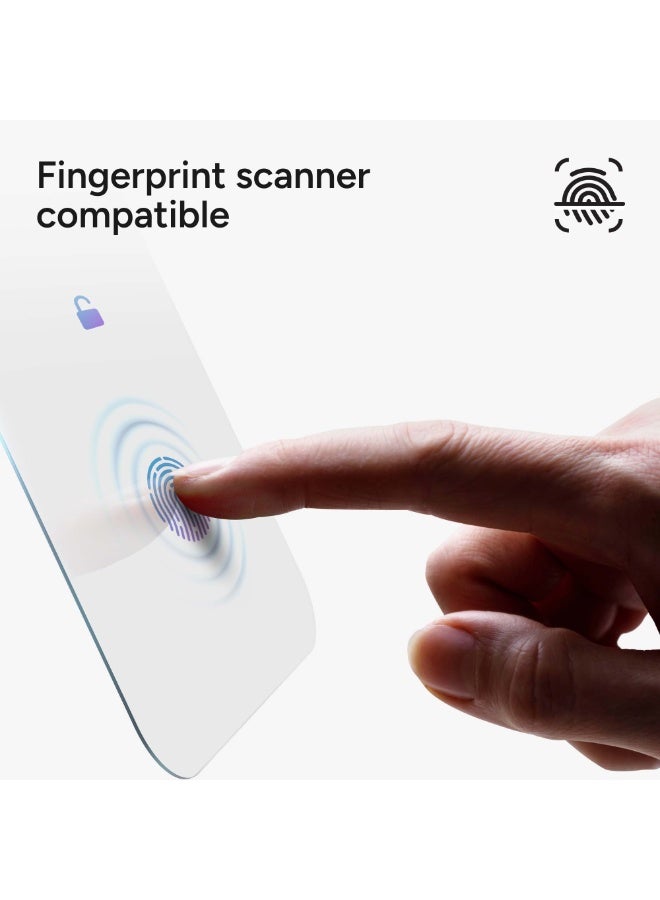Fingerprint Compatible Privacy Screen Protector for Samsung Galaxy S25 Ultra, Premium Tempered Glass, Anti Static, Two Way Privacy - Image 2