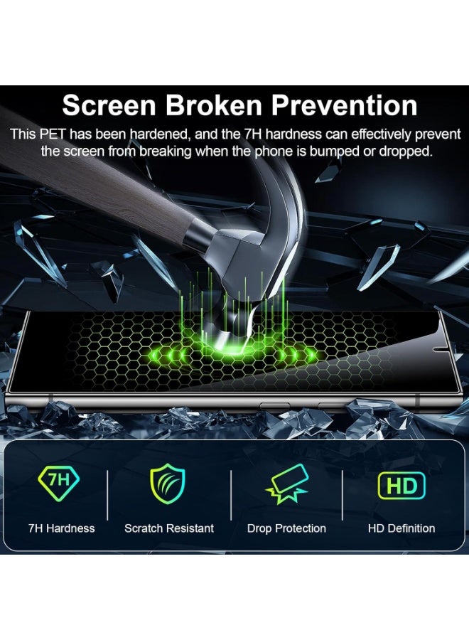 Fingerprint Compatible Privacy Screen Protector for Samsung Galaxy S25 Ultra, Premium Tempered Glass, Anti Static, Two Way Privacy - Image 4
