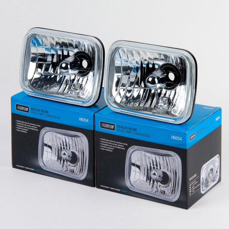 Nokya H6054 Sealed Beam Headlight Conversion 7X6" (200mm) H4 Quantity=1 Pair - Image 1