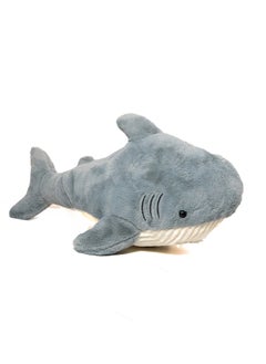 Toto Toys Plush Stuffed Shark – Popular Sea Creature White And Grey Size 55 cm  - Image 1