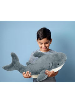 Toto Toys Plush Stuffed Shark – Popular Sea Creature White And Grey Size 55 cm  - Image 3