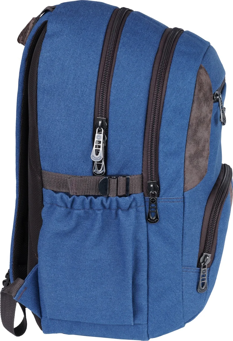 ريلاكسن Navy Blue Canvas Waterproof Fabric School Backpack 1655