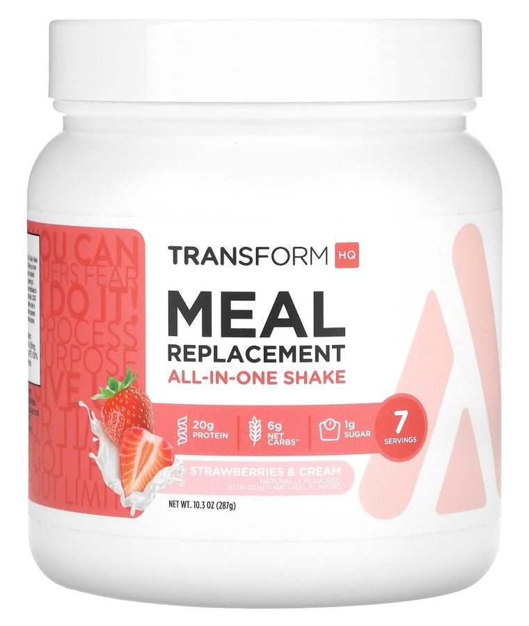 مشروب استبدال الوجبات الشامل بالفراولة والكريمة 10.3 أونصة (287 جرام)