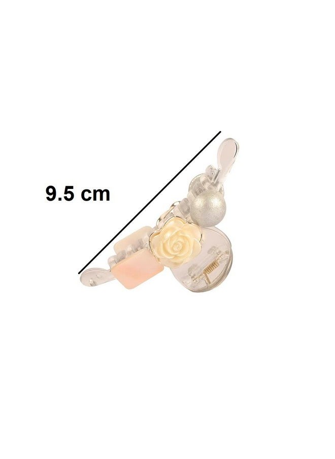 STRIPES STRIPES® essentials Any 2pcs Big Hair Claw Clips Bright Colors Hair Clips For Women Thick Hair Nonslip Jumbo Claws Combo Pack Clutcher & Hair Claw Hair Accessories for Girls & Women  - Image 2